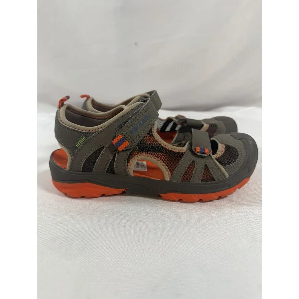 Size 4M Merrell Hydro Rapid Leather Water Sandals Big Boys